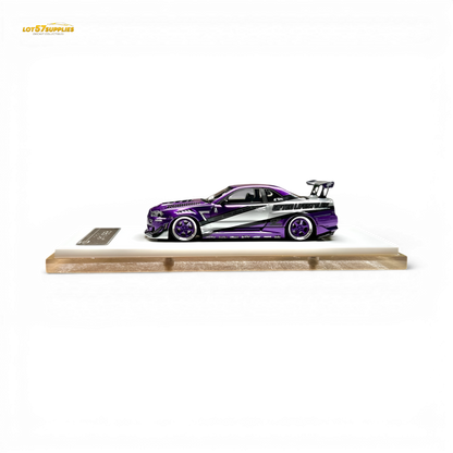 404ERROR x LOT 57 RYOHE's Skyline R34 "GIFTED" Resin 1:64