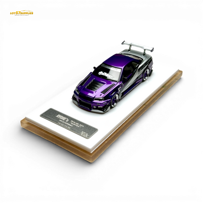 404ERROR x LOT 57 RYOHE's Skyline R34 "GIFTED" Resin 1:64